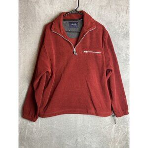 Izod PerformX Mens Medium Red 1/2 Zip Sweater